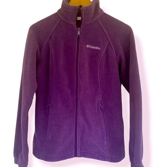 Columbia purple full zip fleece Small - Picture 1 of 8